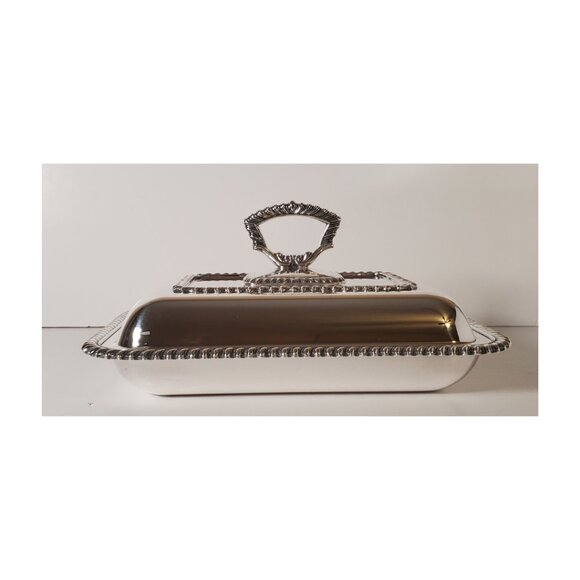 Birks Regency Silver Plated Serving Dish with Lid - Picture 4 of 11